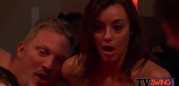  Matt and Alexis hook up with horny wives before their full swap